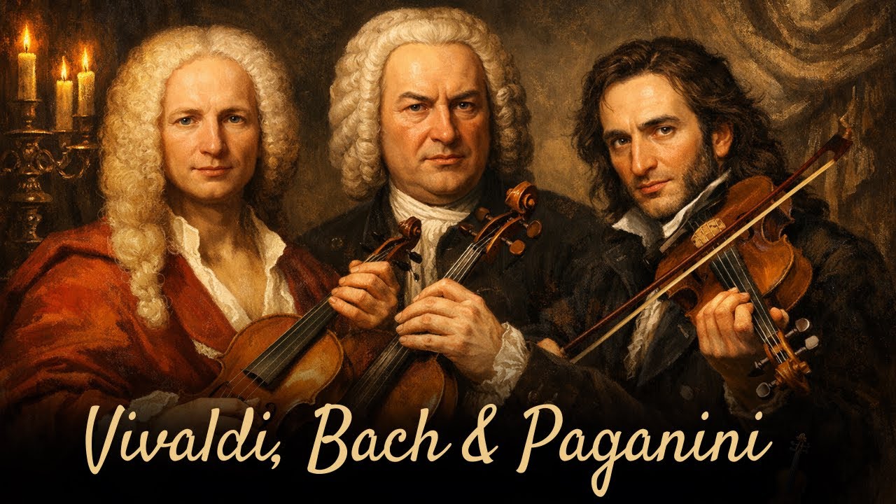 Vivaldi, Bach & Paganini 🎻The Ultimate Classical Violin Masterpieces