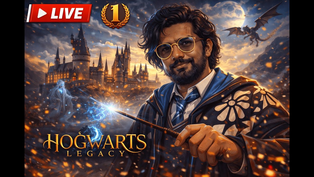 🪄 Hogwarts Legacy Hindi LIVE | Midnight Wizard Adventure | Open World Magic Gameplay | Part 4
