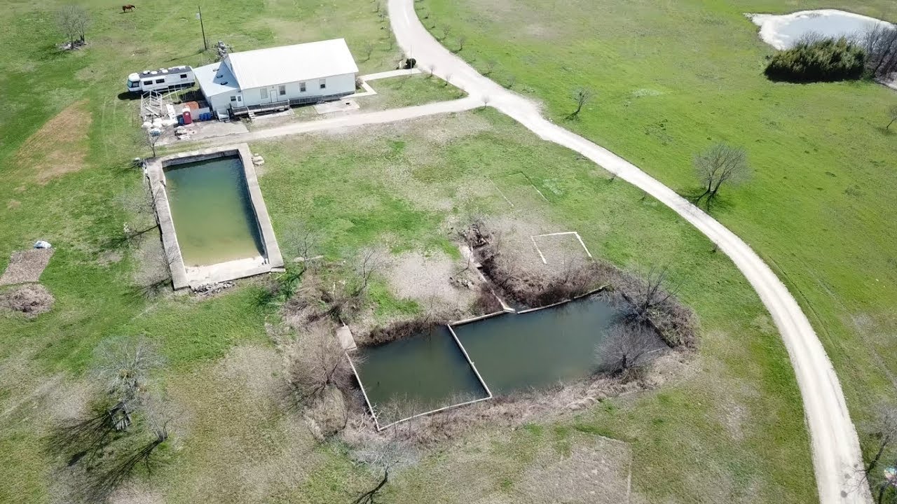 Remains of Davidian Compound from Siege of Waco (Mavic Pro 4K)