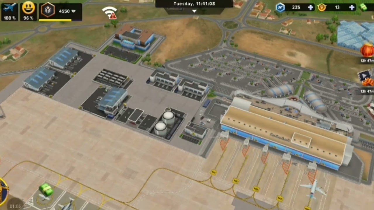 My first time see Airport simulator :First class
