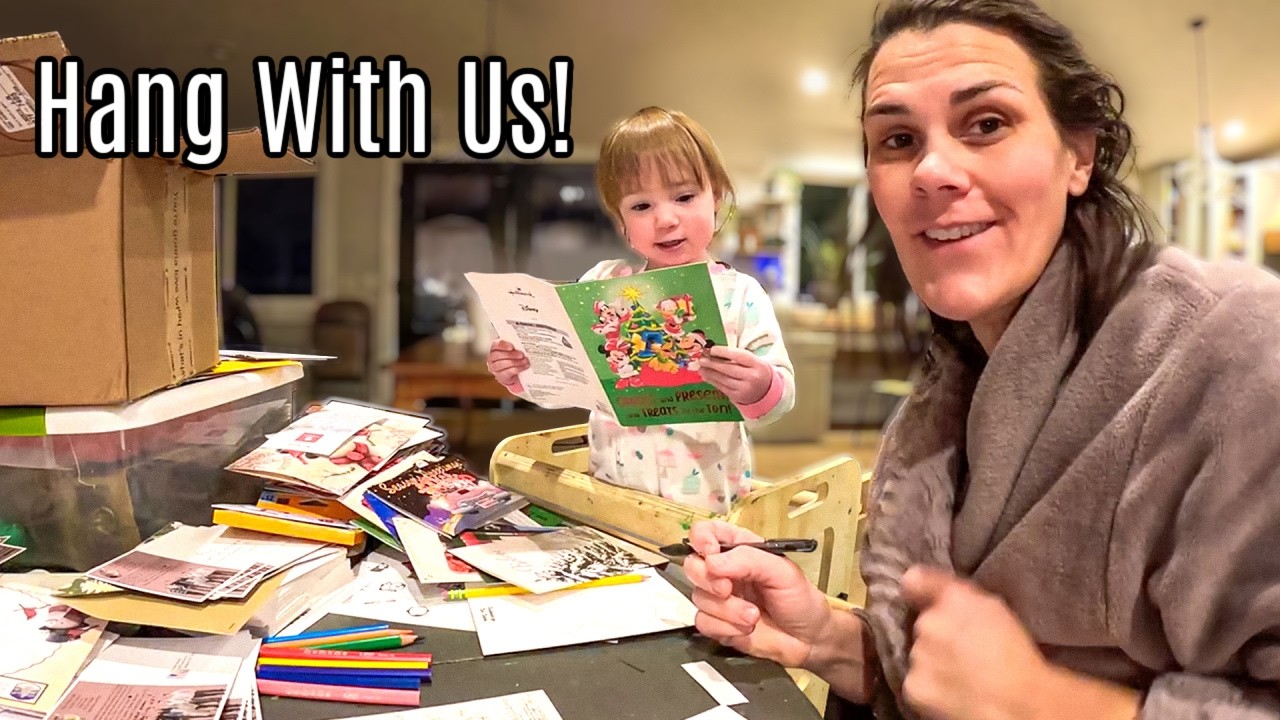 Mom & Violet Day at Home | Cards, Packages & COSTCO Haul
