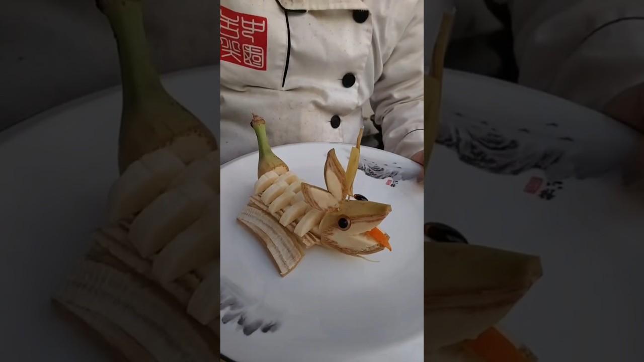 Creative Banana Art Explore Unique Carving Styles#Fruit Cutting design Skills#Knife Skills#