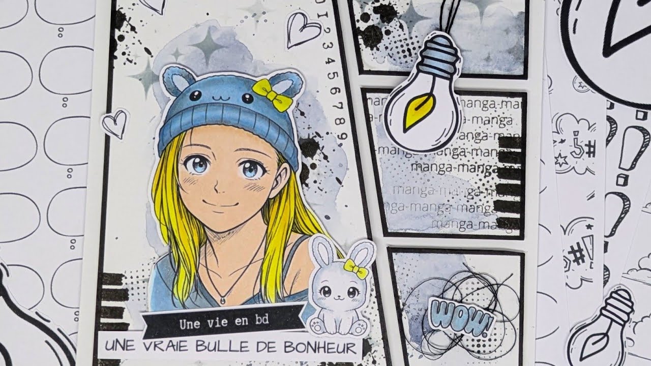 Page Manga avec @lartencieldechristelle