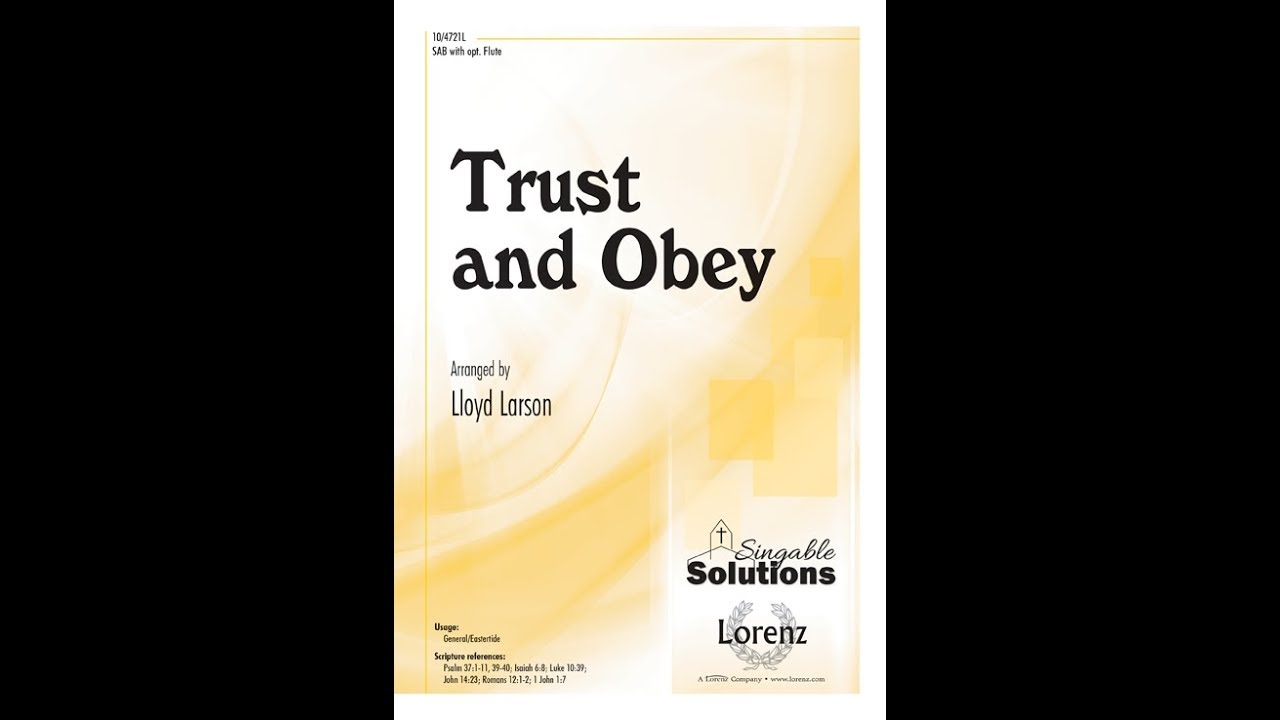 Trust and Obey - Lloyd Larson