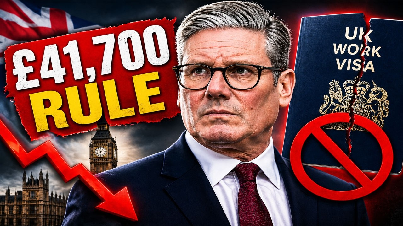 &pound;41,700 Salary Rule &mdash;Why UK Work Visa Just Got HARDER?Full update