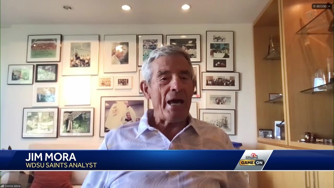 Jim Mora talks 90th birthday, Saints QB situation