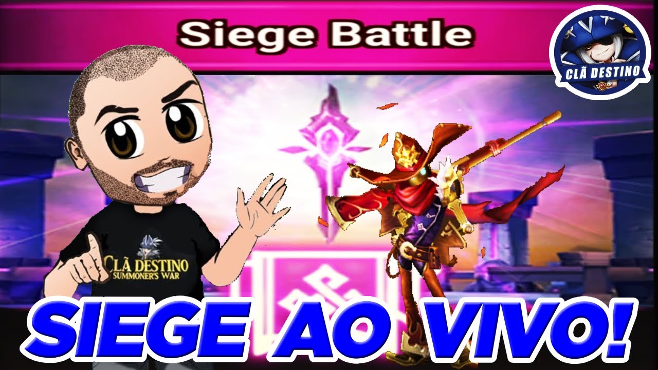 SIEGE AO VIVO !GUILD !SERVIÇOS !PIX
