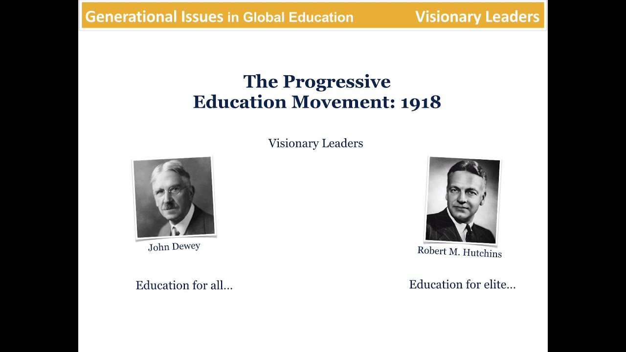Generational Issues in Global Education: A Brief History of Pedagogy in the 20th Century
