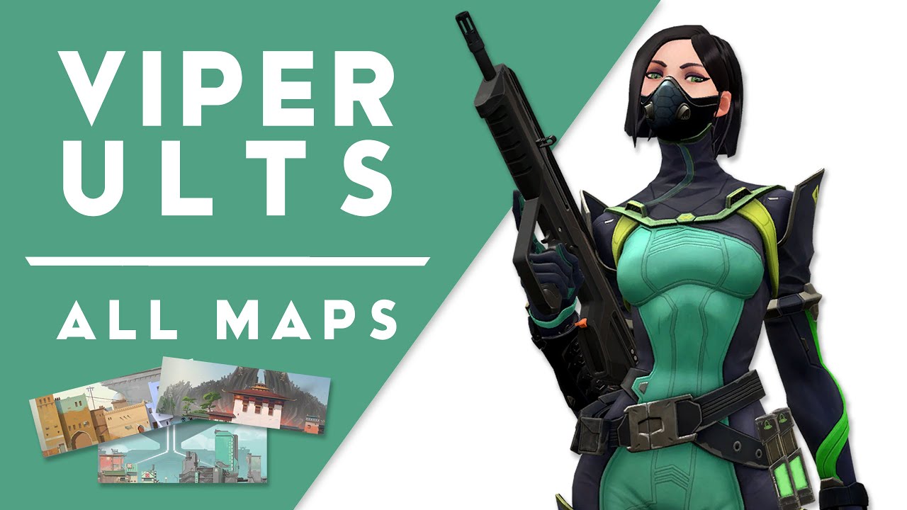 BEST VIPER ULT SPOTS on ALL MAPS (SEE THROUGH!) - Advanced Valorant Guide