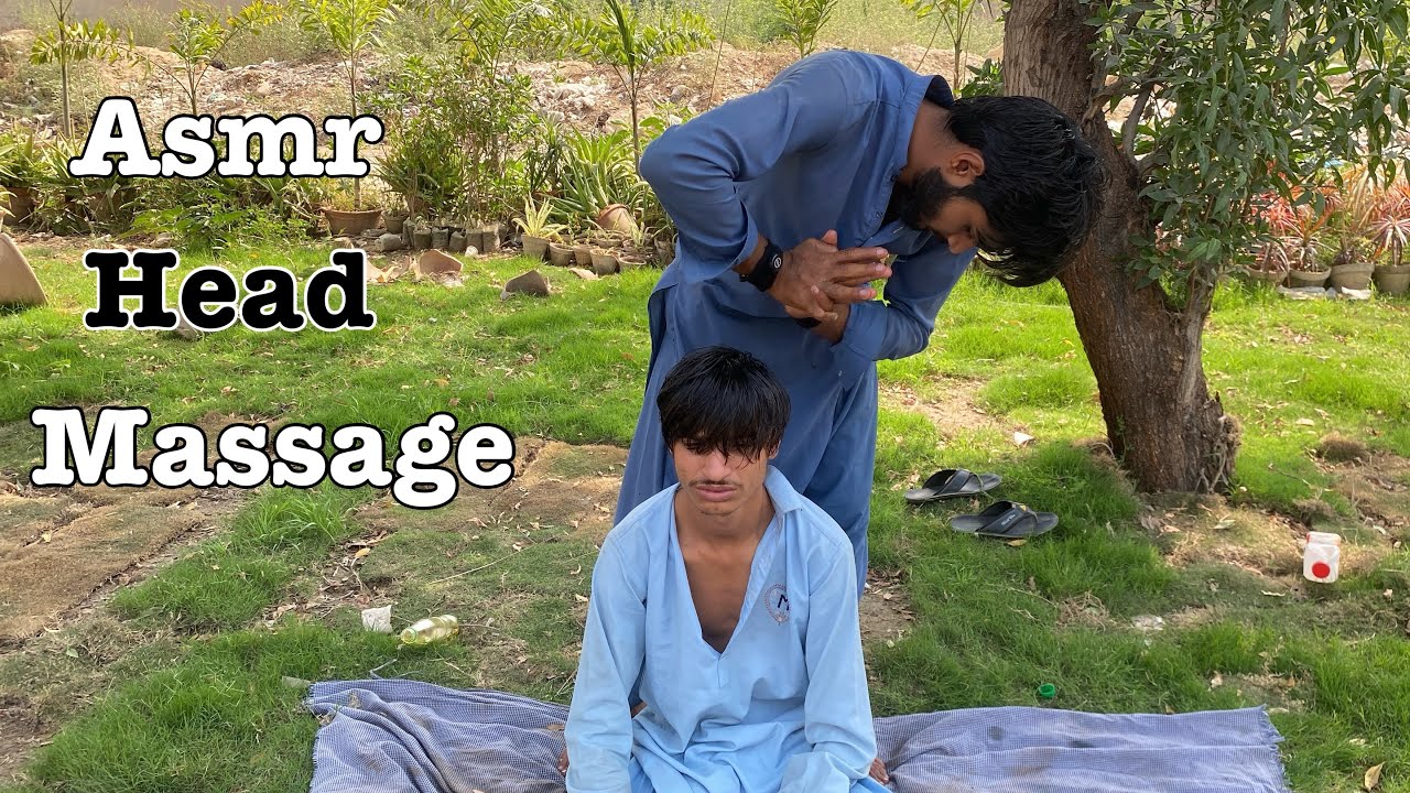 ASMR Head Massage by Asad Barber 
