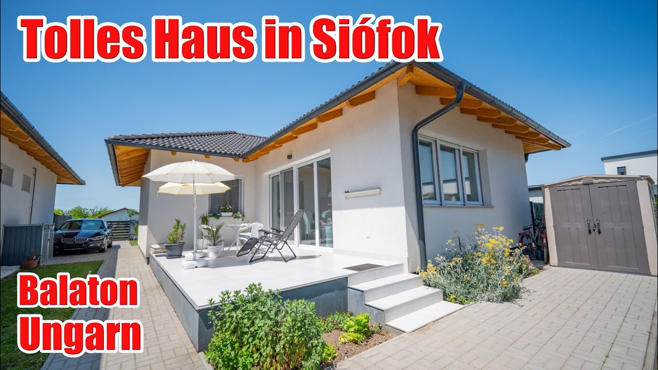 MODERNES HAUS in SIÓFOK am BALATON UNGARN