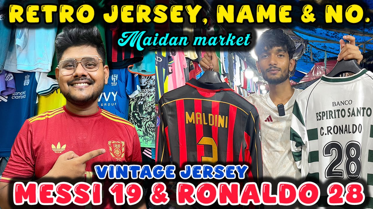 Retro Jersey Price 2025 | Maidan Market Kolkata | Full sleeve Retro Jersey Collection