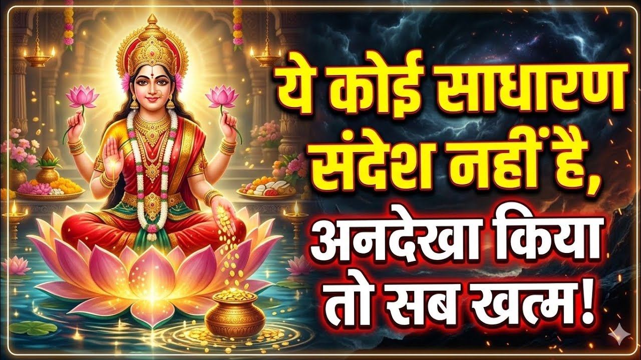 ये कोई साधारण संदेश नहीं है, अनदेखा किया तो सब खत्म।😭🙏🏻 #maa #maalaxmi 