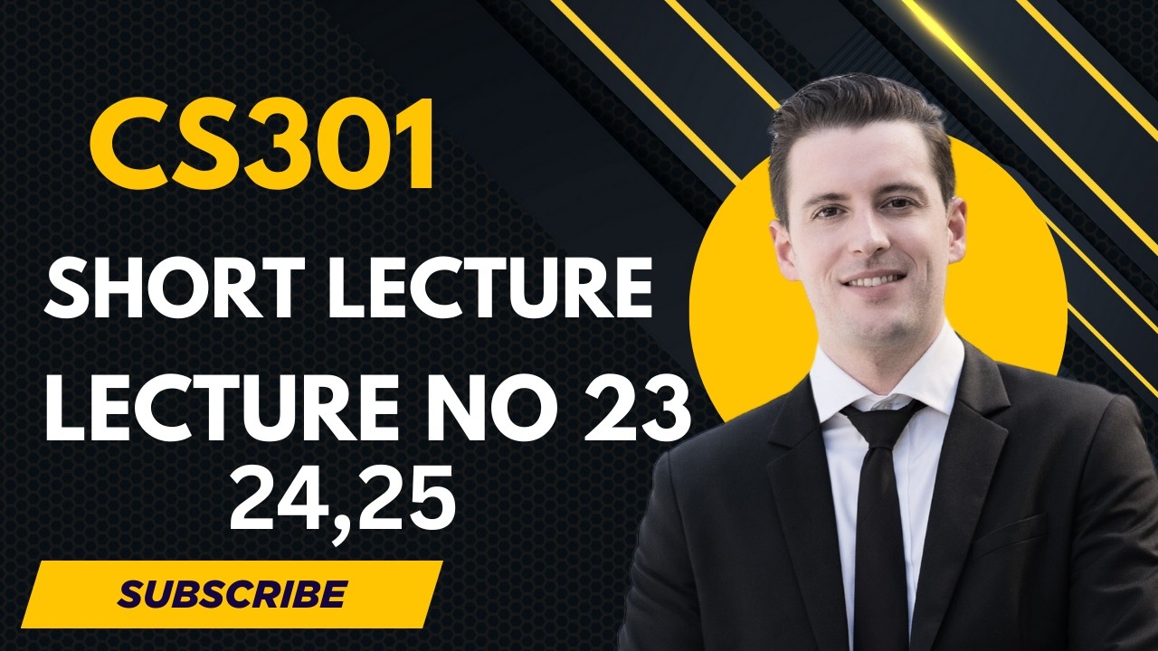 CS301 lec #23,24,25 Data Structures | spring 2026 | Concepts+Coding  Explanation | by sir sharjeel