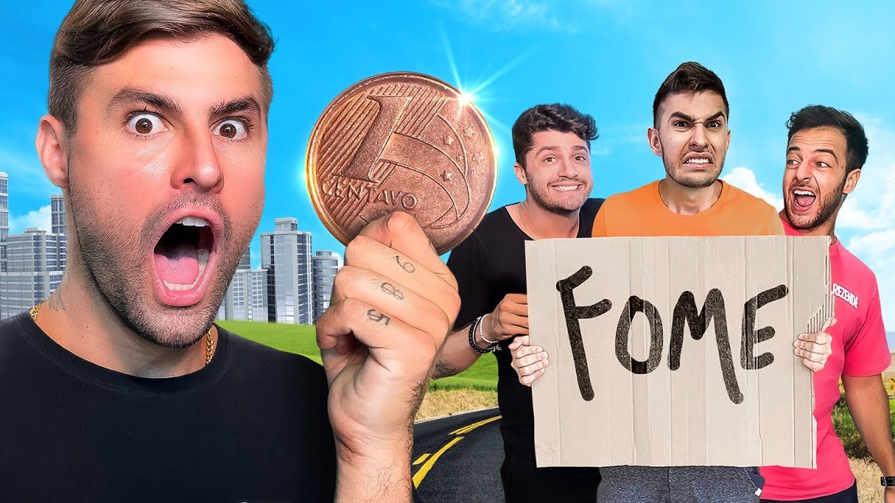 Sobrevivendo Com 1 CENTAVO Por 24H!!