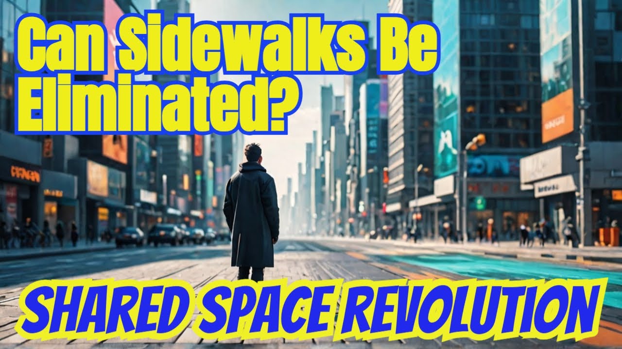 Why are some modern cities removing sidewalks? Are shared spaces good for mobility?
