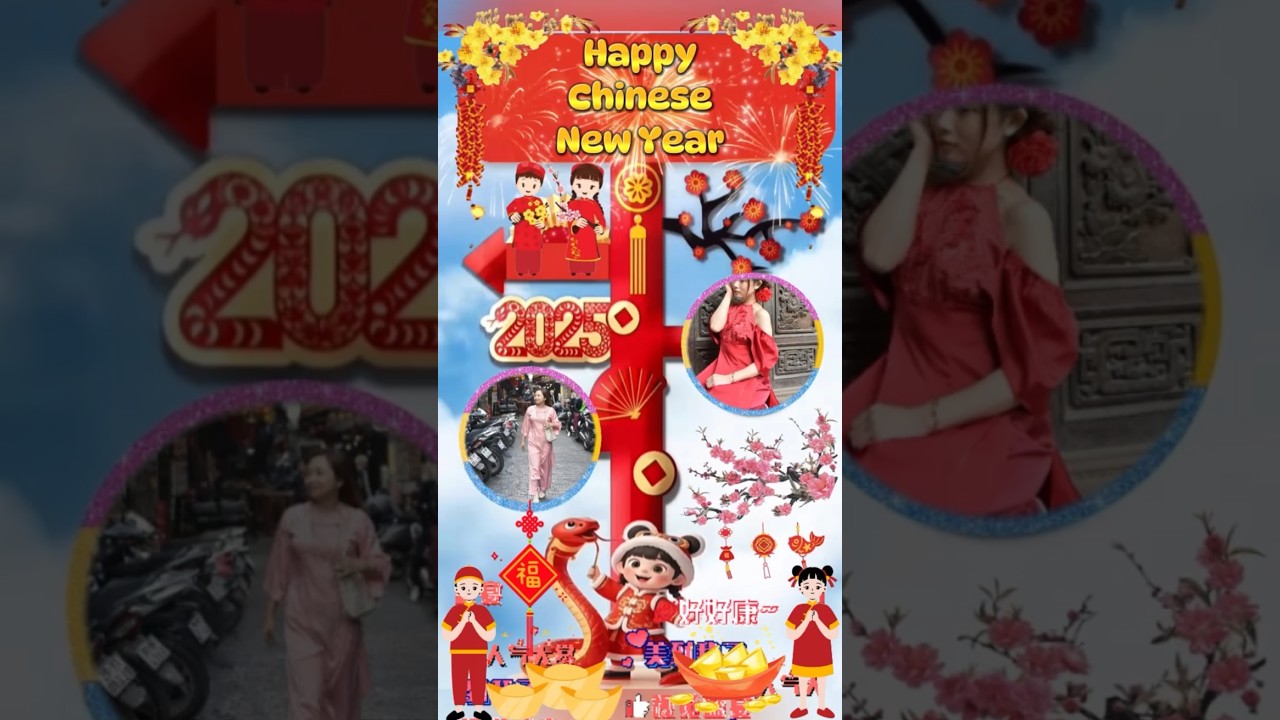 Happy Chinese New Year 2025, may bring prosperity for us #chinesenewyear #imlek2025 #capcuttemplate