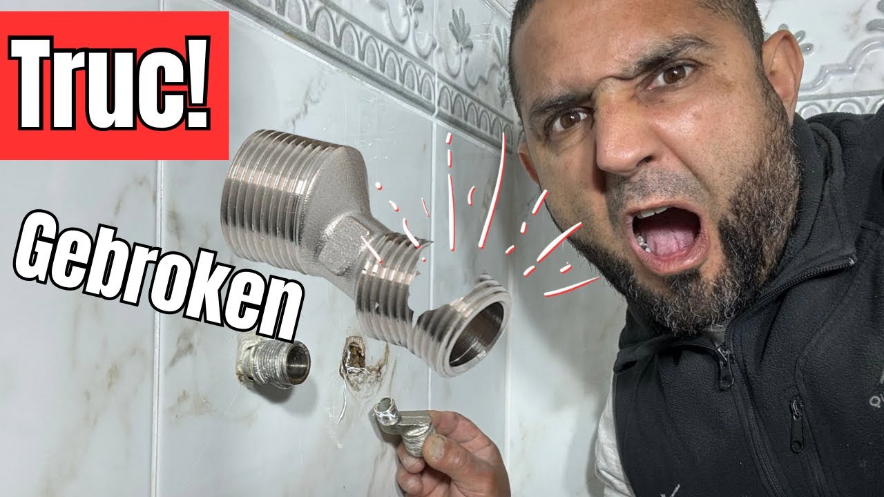Help! Gebroken schroefdraad inde muur van s-koppeling! Leer hoe je dat oplost