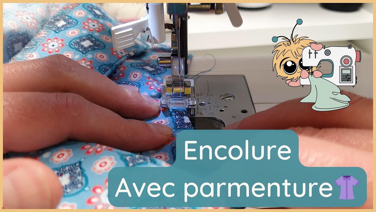 Comment coudre une encolure avec parementure (étape par étape)