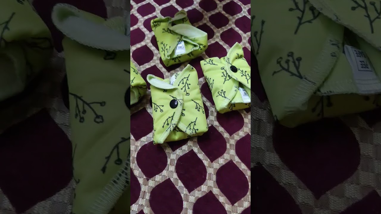 Safe Reusable Sanitary Pads Anti-Bacterial safe your menstrual cycle.😍🫰  