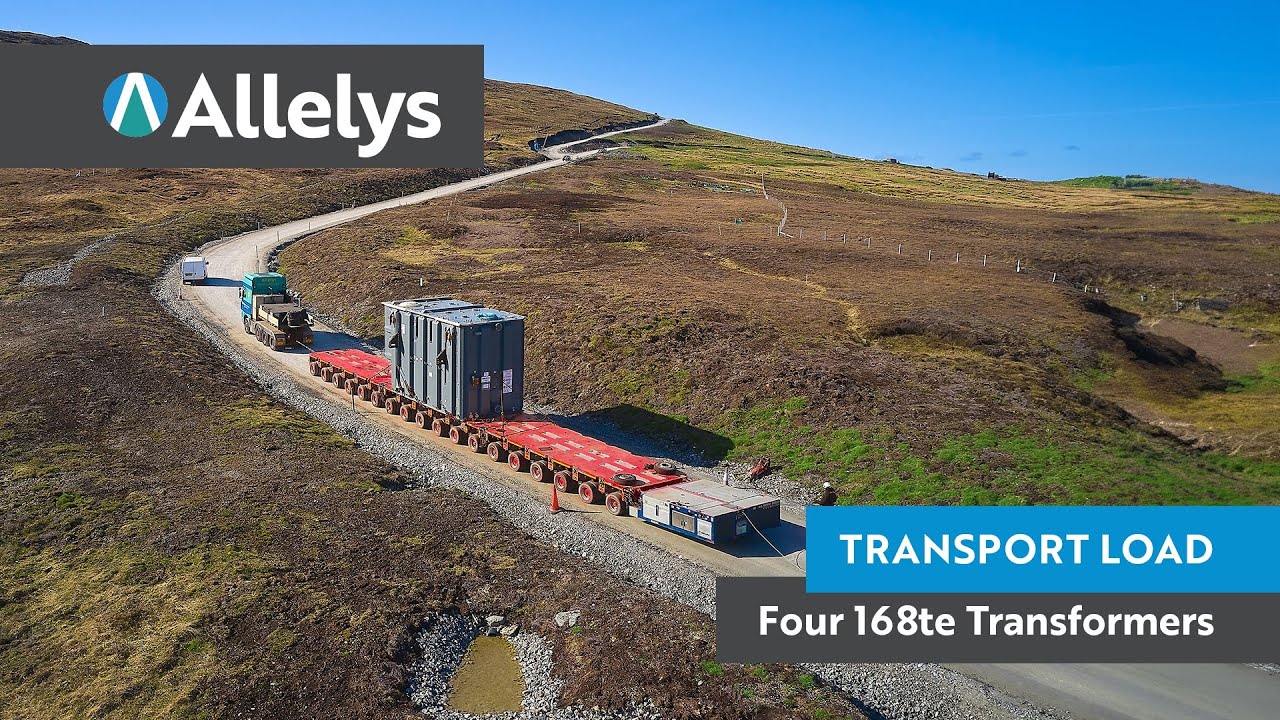 Transport of Four 168te Transformers to the Shetland Isles