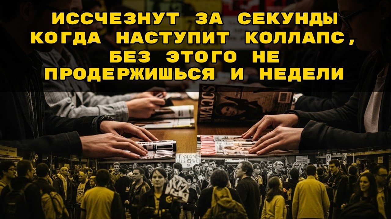 7 товаров, которые будут стоить дороже золота при коллапсе общества