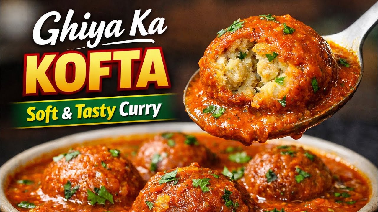 Ghiya Ke Soft Kofta Curry| Ghiya Ke Kofta | Easy & Tasty Recipe| Ghiya Ke Kofta – Perfect for Lunch