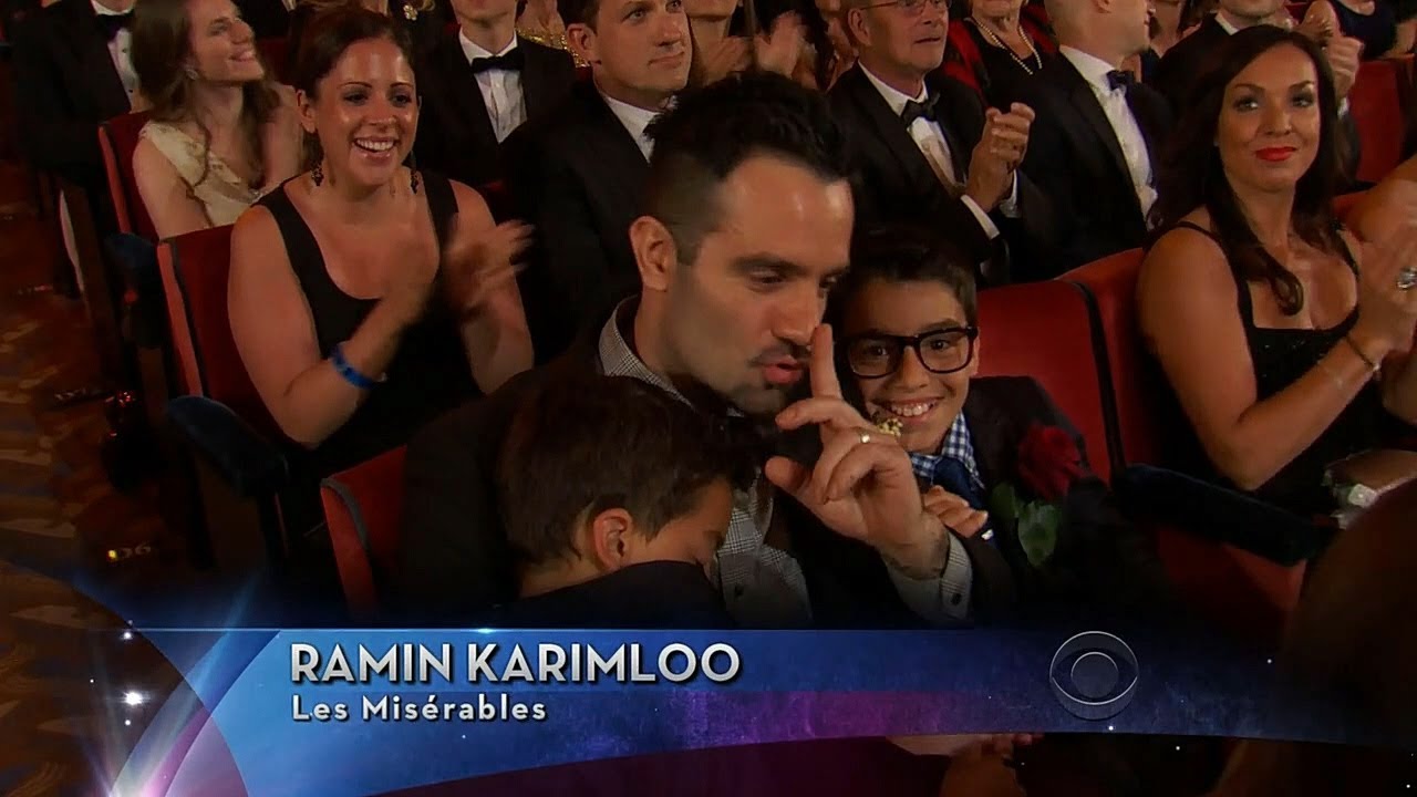 Every Moment of Ramin Karimloo at 2014 68th Annual Tony Awards
