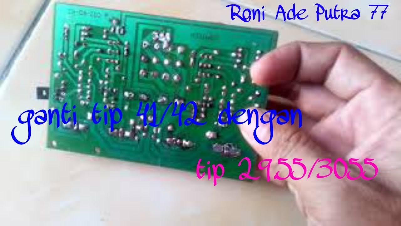 Mengganti TR TIP 41/42 dengan TR TIP 3055/2955