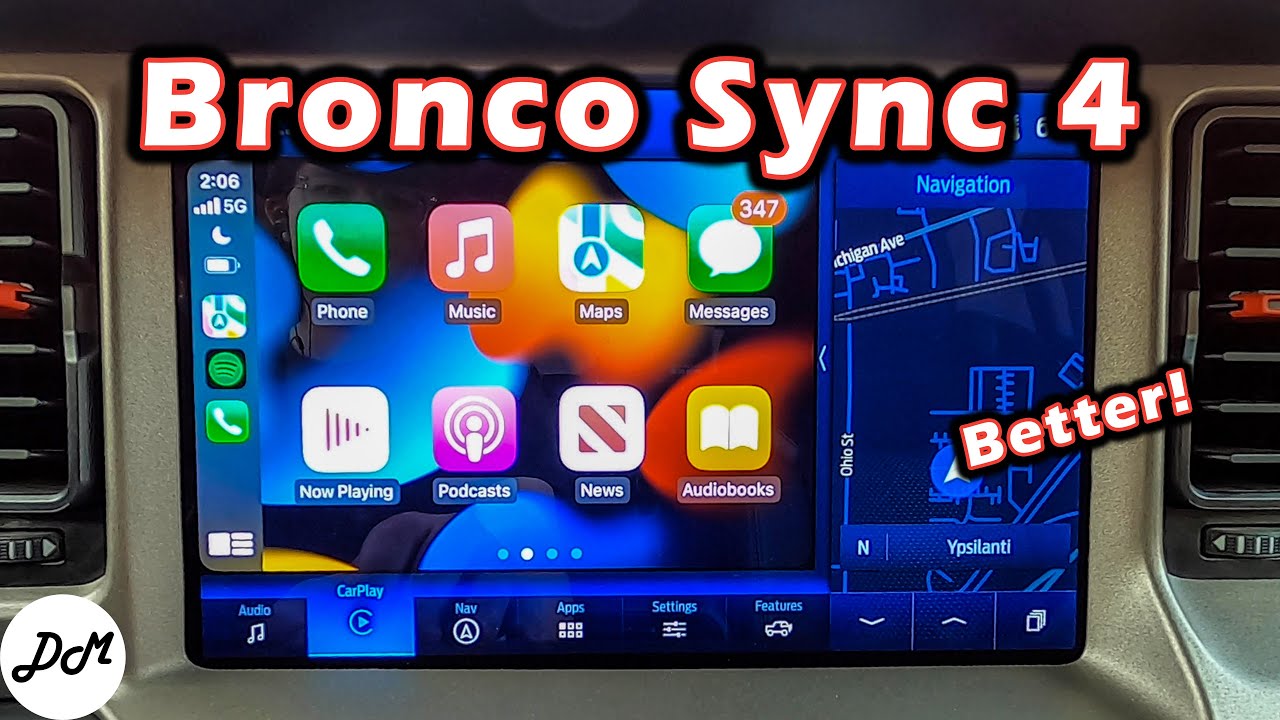 2022 Ford Bronco — Infotainment Review | Sync 4, Apple CarPlay, Android Auto How-To