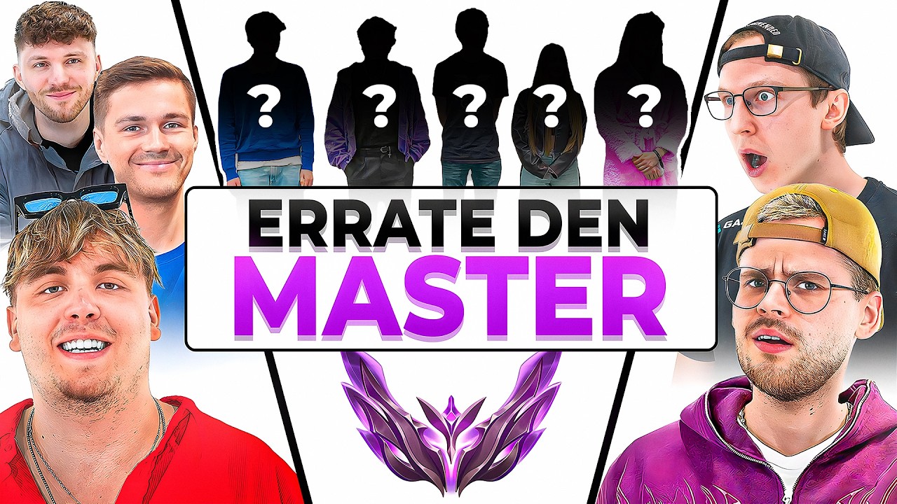 WER ist TOP 0,5% in League? - Errate den MASTER Spieler