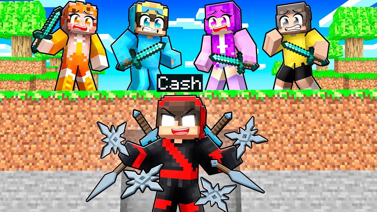 Охотники против ниндзя: спидраннер в Minecraft!