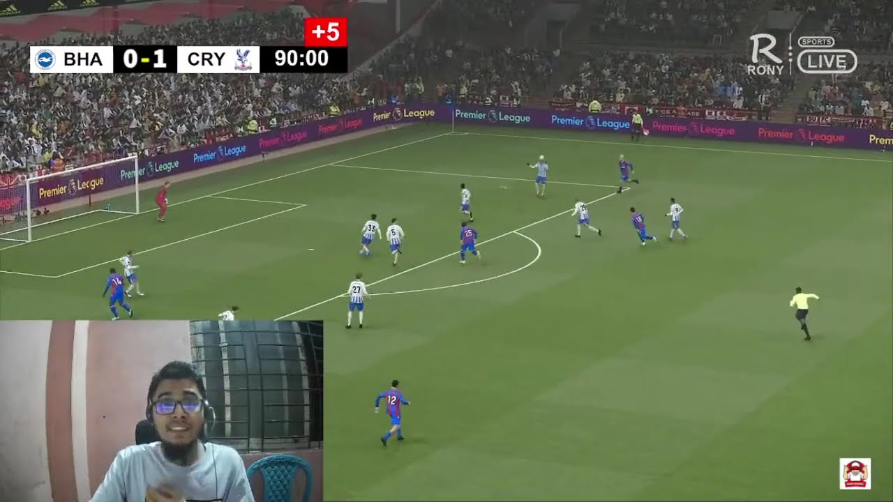 🔴LIVE : Brighton vs Crystal Palace | English Premier League 2026 | Epl Live | PES 21 Simulation