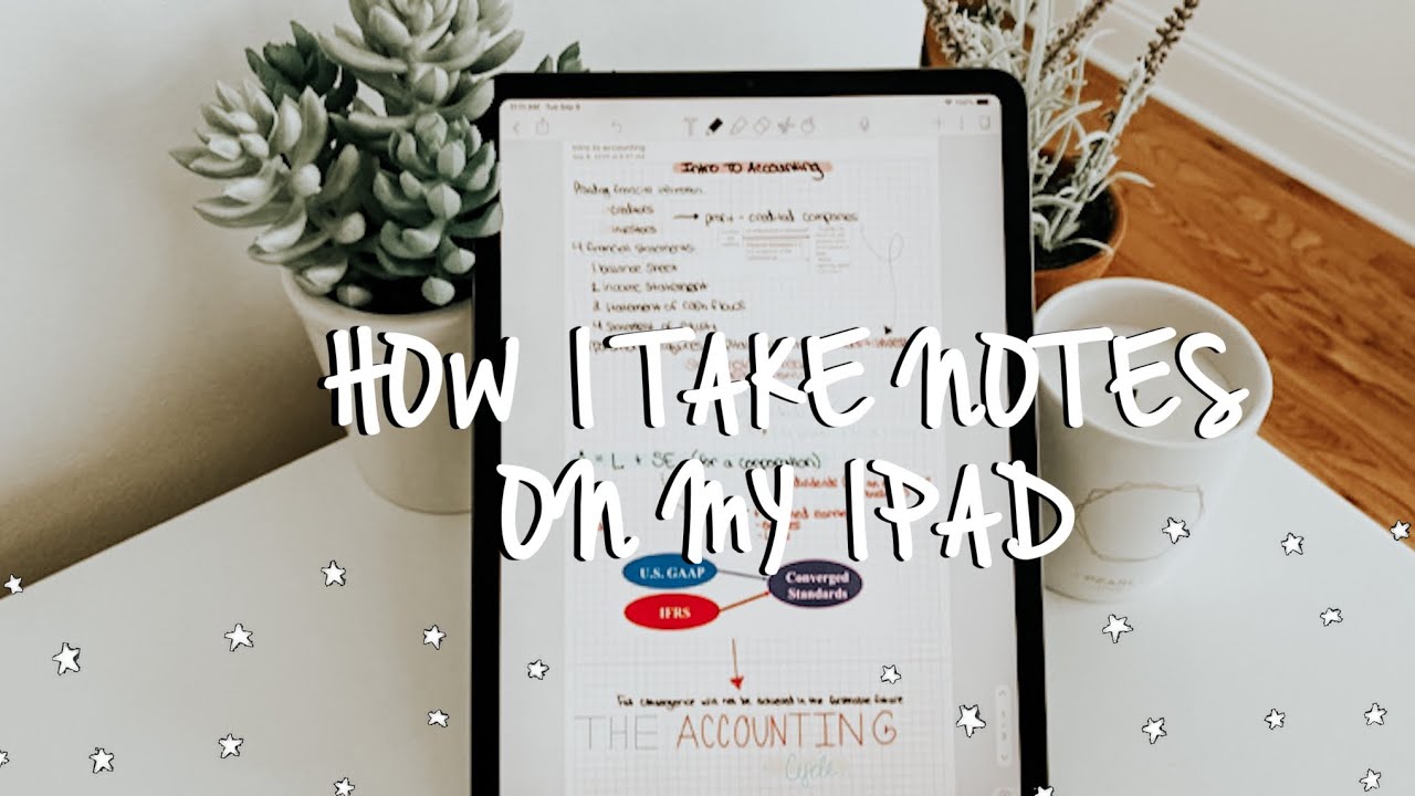 HOW I TAKE AESTHETIC NOTES ON MY IPAD PRO USING NOTABILITY AS AN ACCOUNTING MAJOR |  PRETTY NOTES