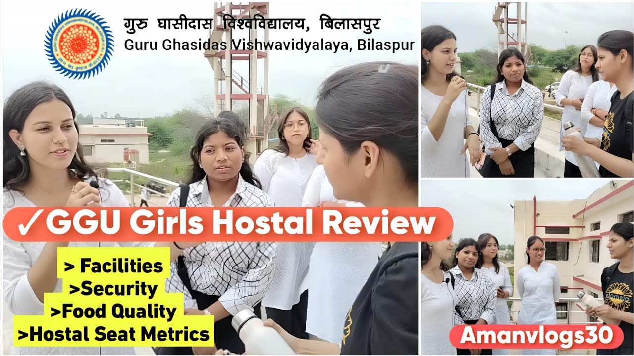 GGU Girls Hostal Review |Facilities Security |Food Quality | Girls Hostal seats Metrics Amanvlogs30