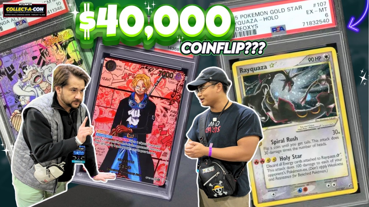 COLLECT-A-CON ATLANTA 2026!!! | ПОЛУЧАЮ РЕАЛЬНЫЕ КАРТОЧКИ! | #pokemon #optcg #onepiece #pokémon #...