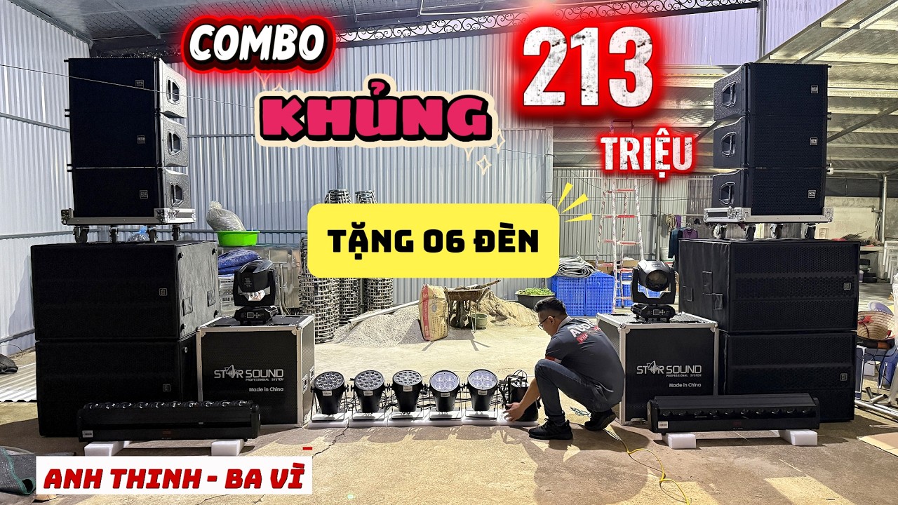 Tặng tiếp 06 đèn Par Led siêu 