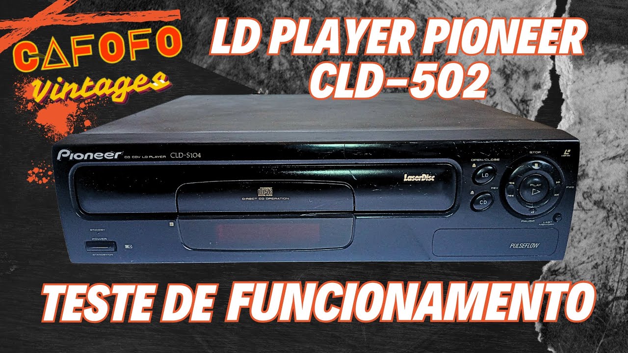 TESTE DE FUNCIONAMENTO LD PLAYER PIONEER CLD-S502