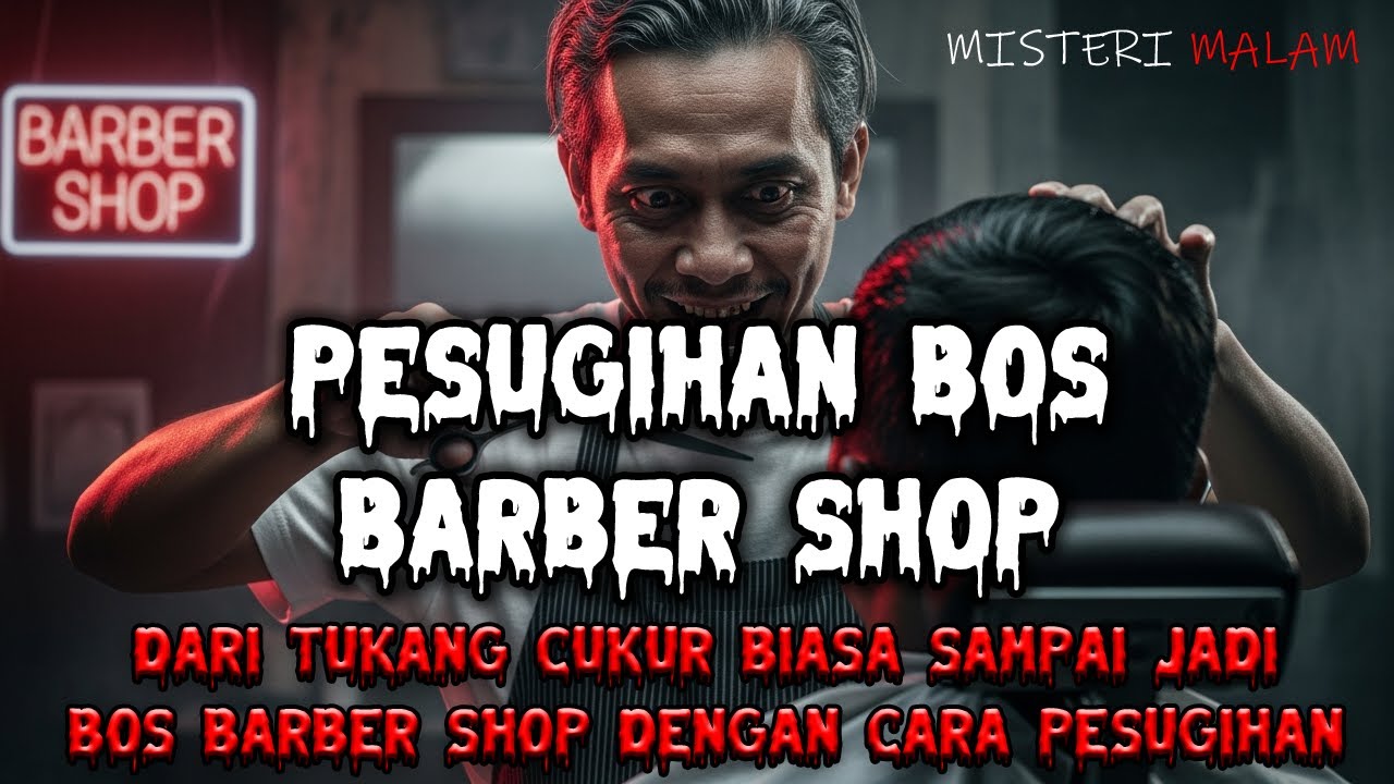 KISAH PESUGIHAN BOS BARBER SHOP !!! DARI TUKANG CUKUR BIASA SAMPAI BUKA CABANG PUNYA BANYAK KARYAWAN