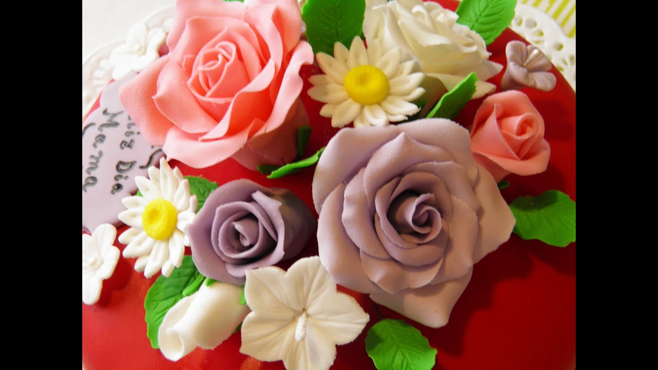 Rapida Tecnica de Hacer Mini Rosas para Decorar Pasteles- Hogar Tv  por Juan Gonzalo Angel