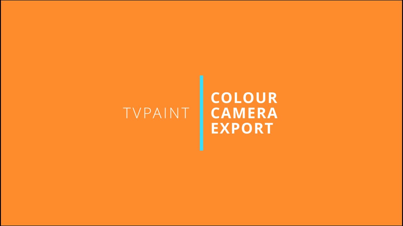 TVPAINT - CTG Colour, Camera & JSON Export Process