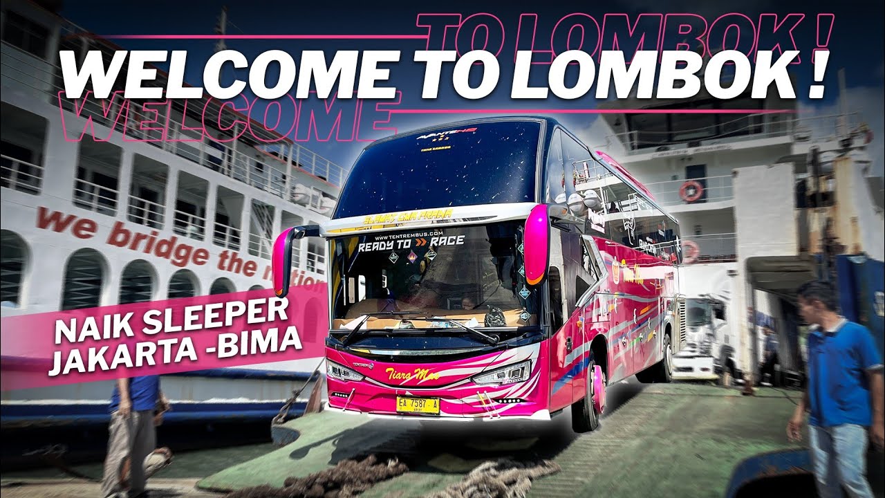 SUSAH PAYAH KELUAR KAPAL 😰 AKHIRNYA SAMPAI DI LOMBOK 🥳 [ Sleeper Tiara mas ] Jakarta - Bima [ 8 ]