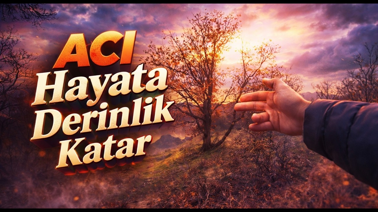 Acı; tıpkı çorbaya olduğu gibi, yaşama da derinlik katar! İşte bu ağaç gibi dimdik yaşa