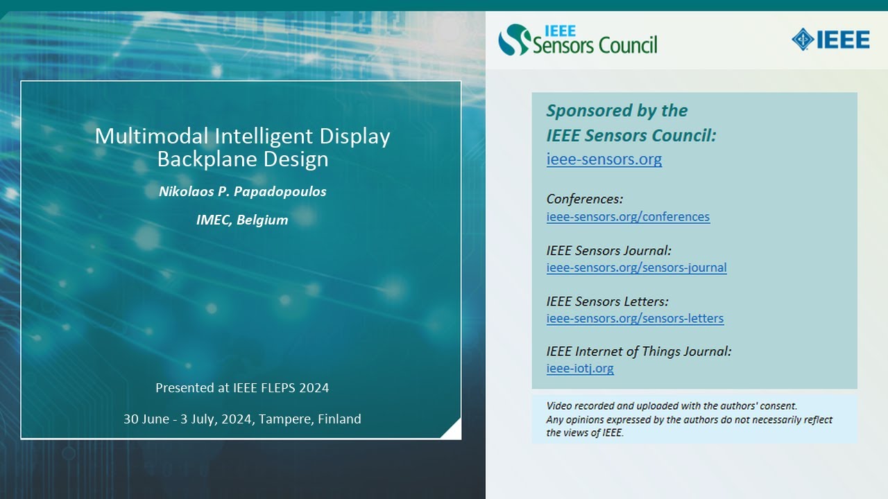 Multimodal Intelligent Display Backplane Design
