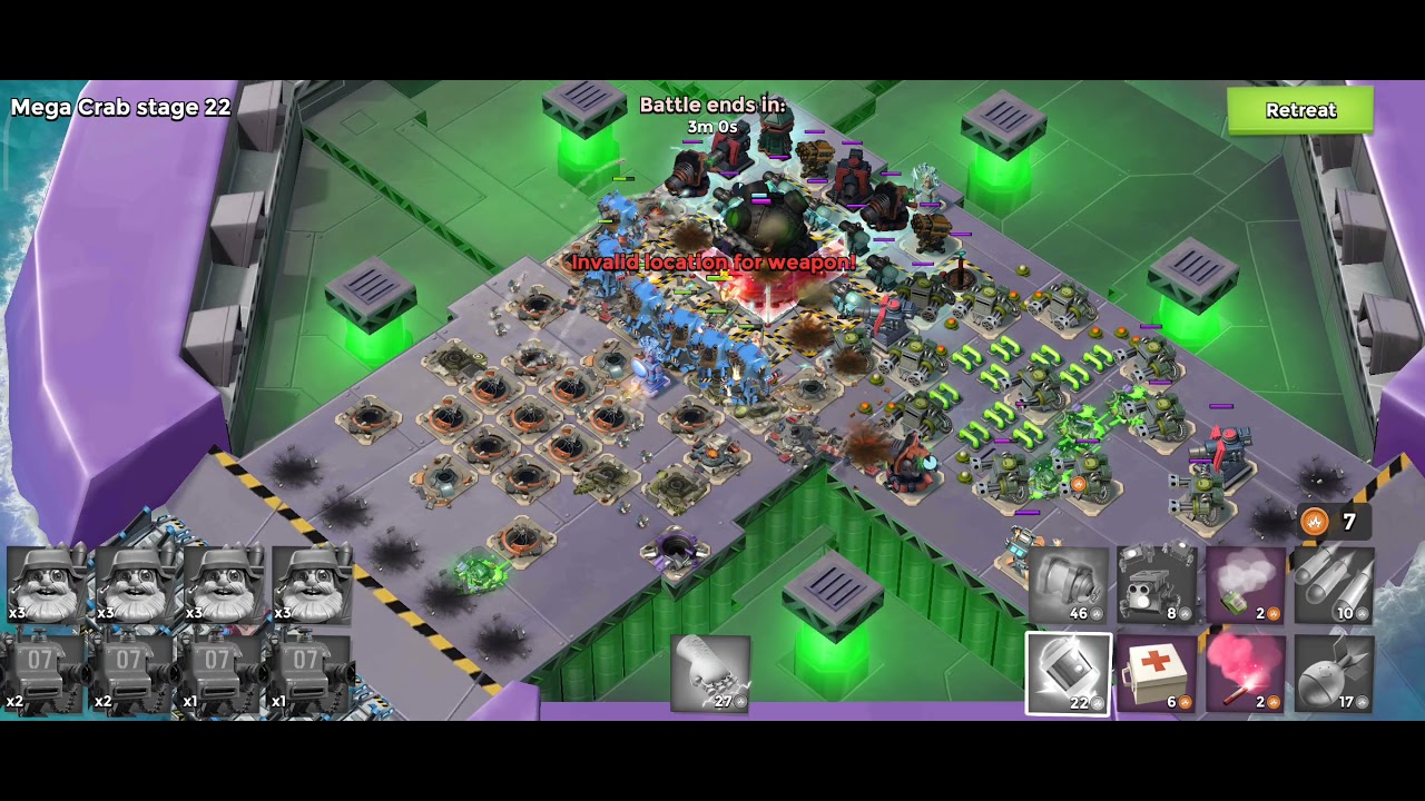 21 04 24 - Boom Beach - Mega Crab - stage 22