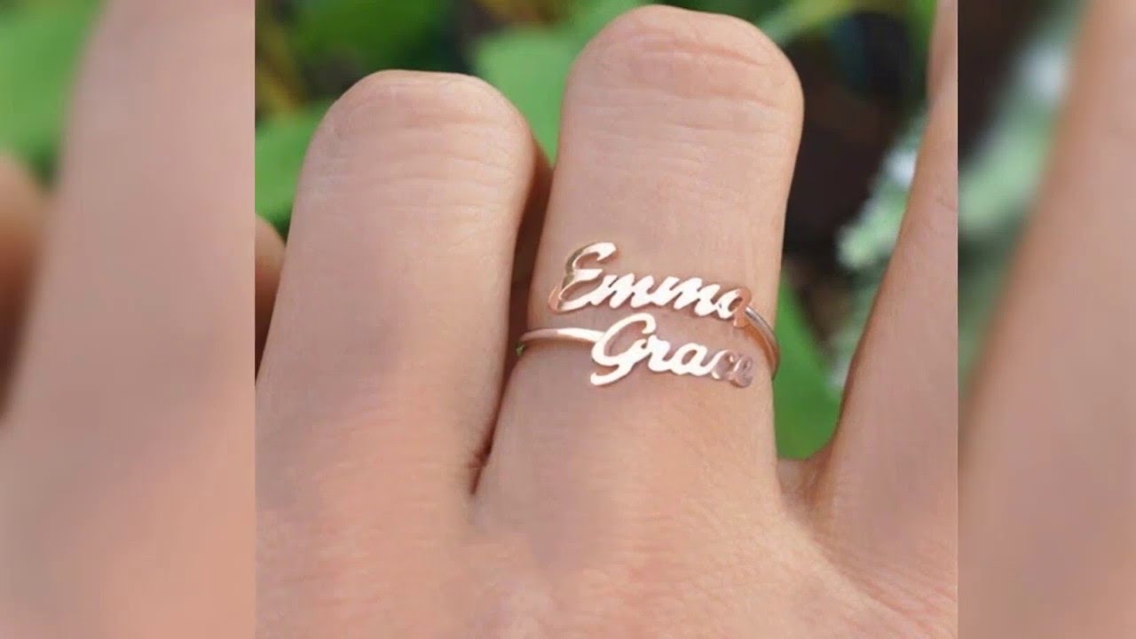 Customize Name Ring Perfect Gift For The One You Love