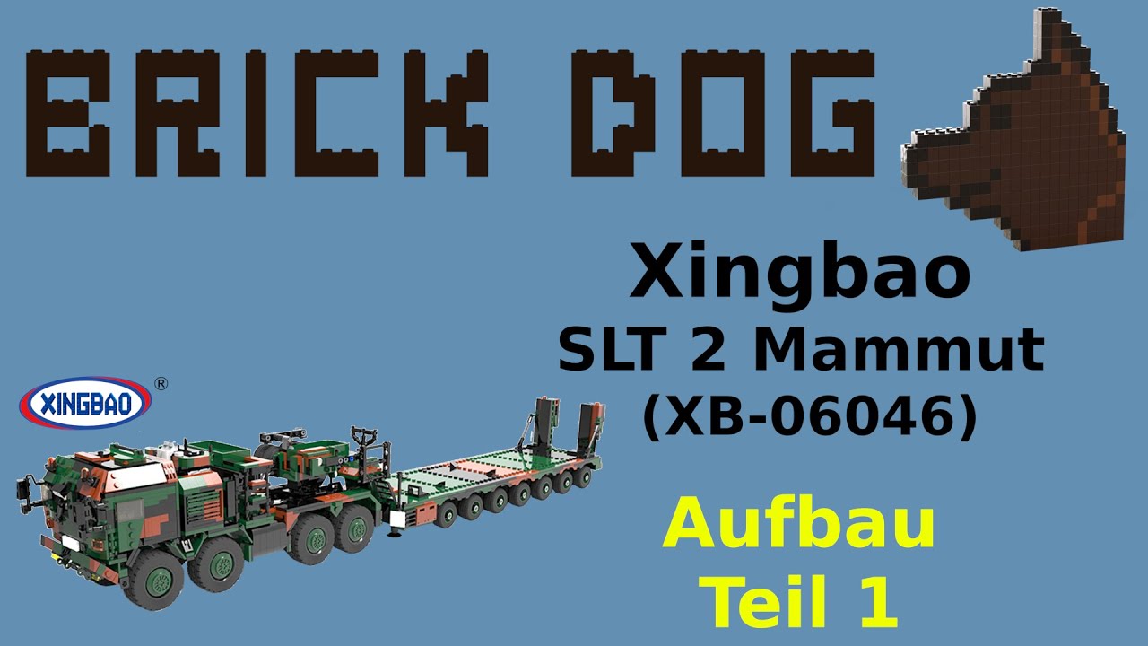 Xingbao - SLT 2 Mammut (XB-06046) - Aufbau Teil 1