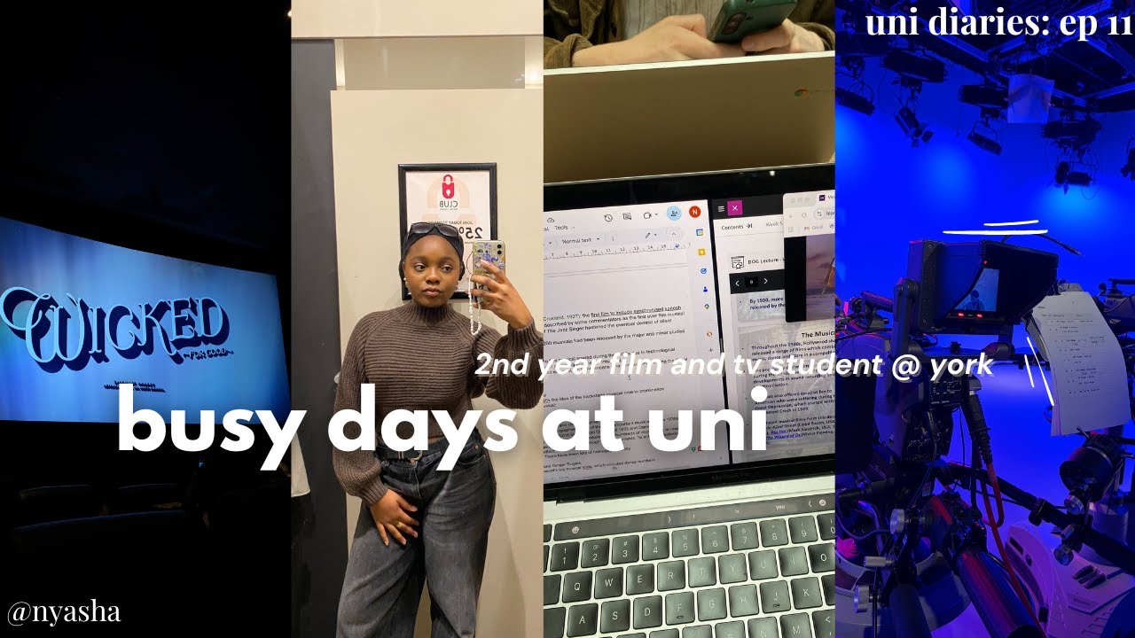 busy uni week in my life | new phone, seeing wicked pt2, uni work 🌟