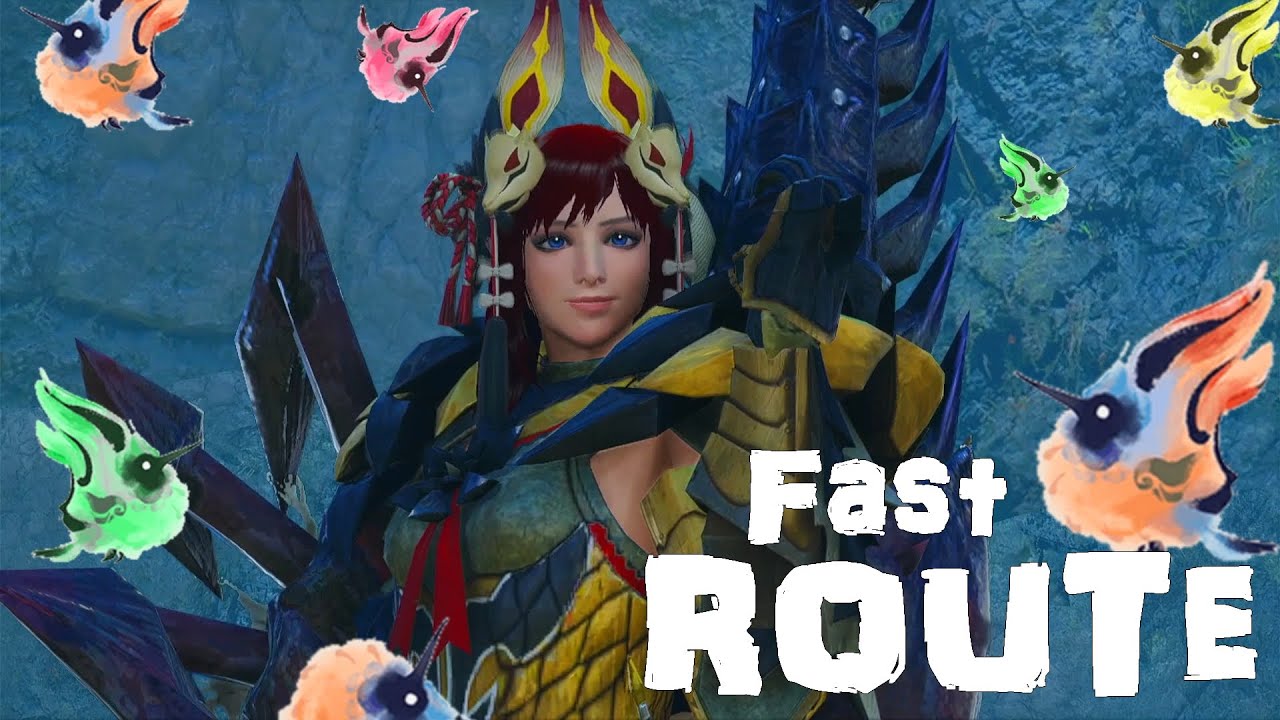 Monster Hunter Rise Sunbreak - Spiribird Fast Route, JUNGLE and CITADEL