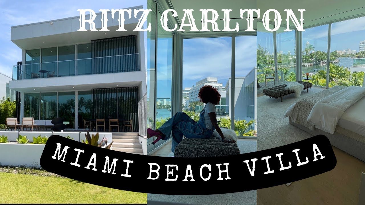 RITZ CARLTON VILLA TOUR : $13,900,000 Miami Beach Residences House Tour